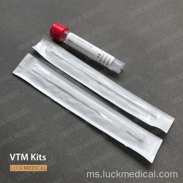 Medium pengangkutan virus dengan kit swab oral fda